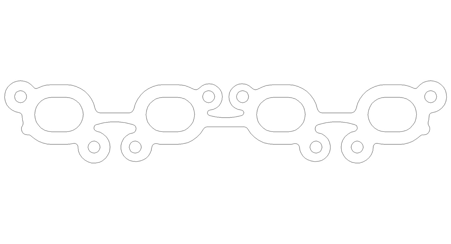 Program Will Fit and Suit STD SR20 Manifold as a Gasket