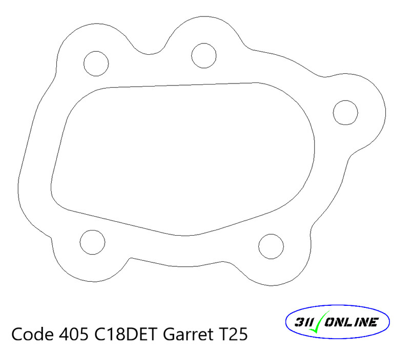 Program 405 T25 Garret will fit CA18 Nissan open wastgate style