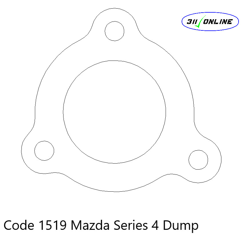 Program 1519 Will Fit and Suit Mazda Series 4 &amp; 5 Dump