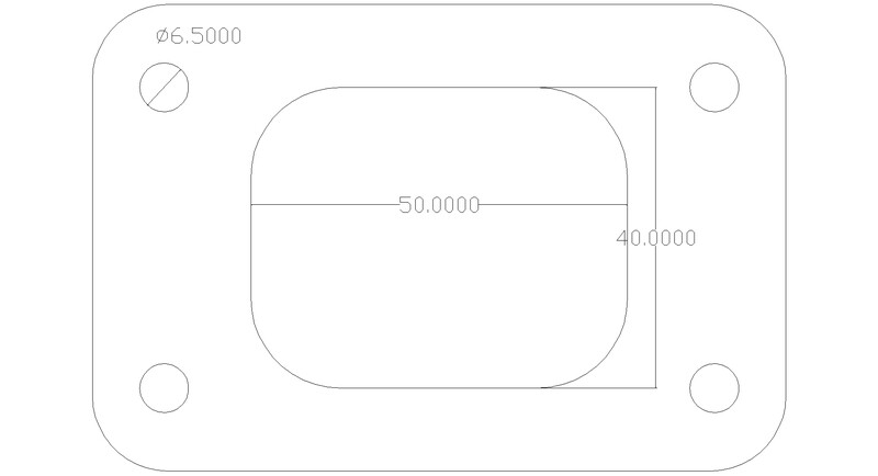 Program 2322 STD T28 Turbo Flange not tapped