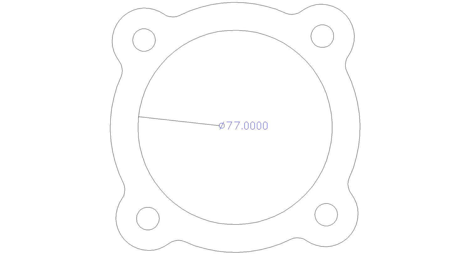 Program 2477 STD Will Fit and Suit GT35 Garret Turbo Flange