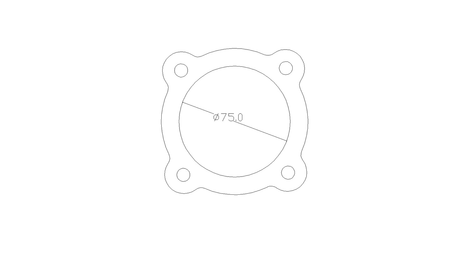 Program 2477 Will Fit and Suit Garret TO4 75mm Flange 4 Bolt