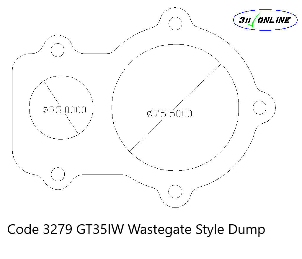 Program 3279Will Suit and Fit Garret GT35W Turbo