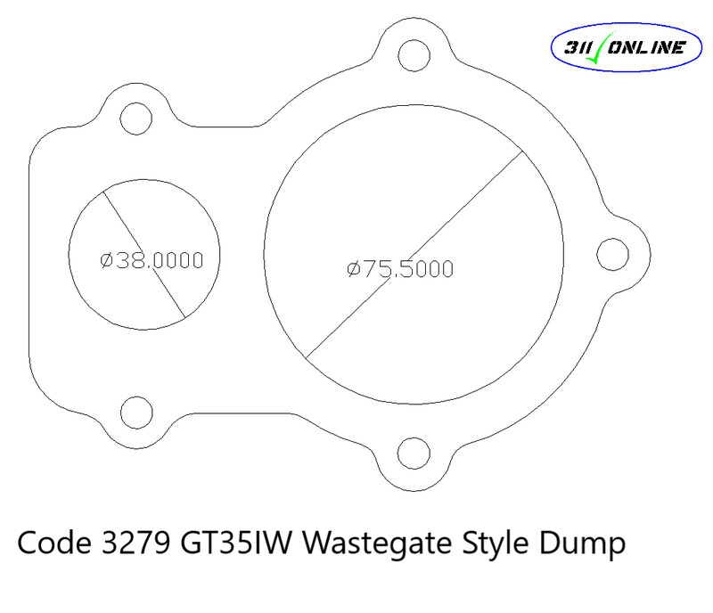 Program 3279Will Suit and Fit Garret GT35W Turbo