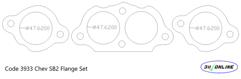 Program 3933 Will Suit and Fit Small Block Chev SB2 Heads