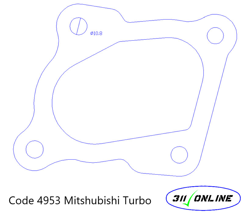 Program 4953 Will Suit and Fit Mitsubishi Turbo