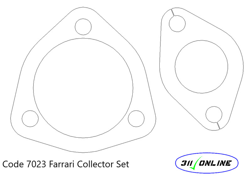 Program 7023 To Suit and Fit Ferarri Collector Set Flanges