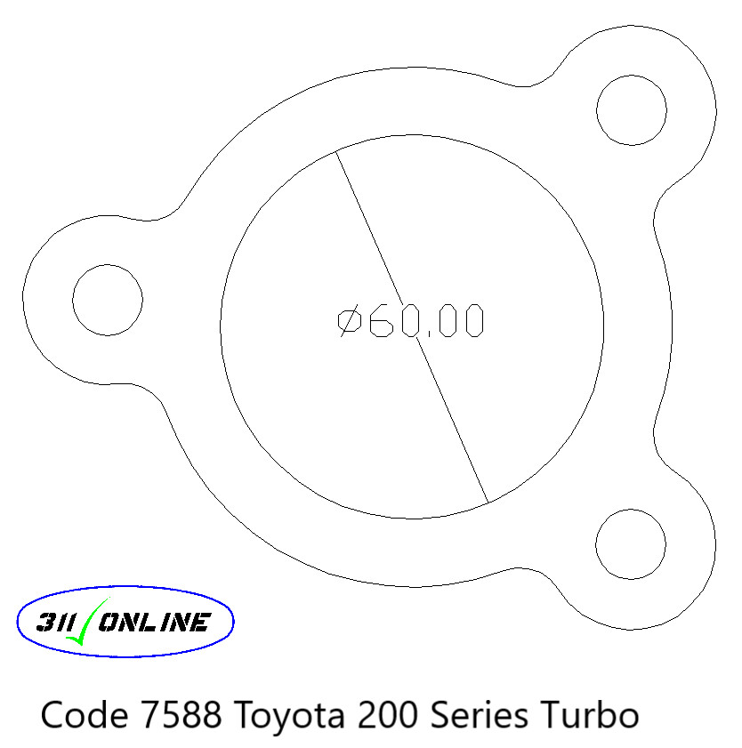 Program 7588 To Suit and Fit Toyota LandCruiser Series 200 60mm