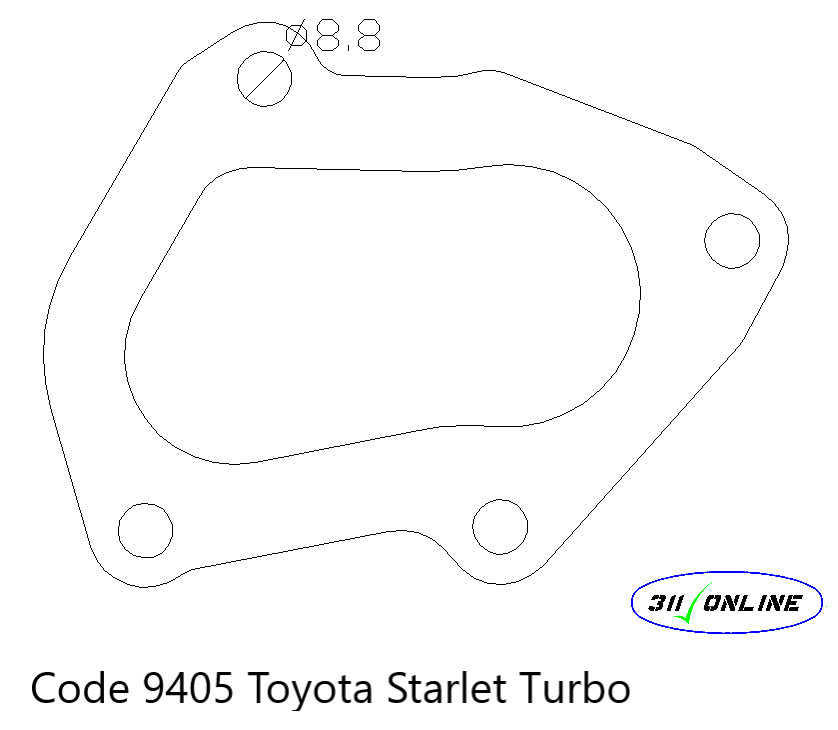 Program 9405 To Suit and Fit Toyota Starlet Import Turbo