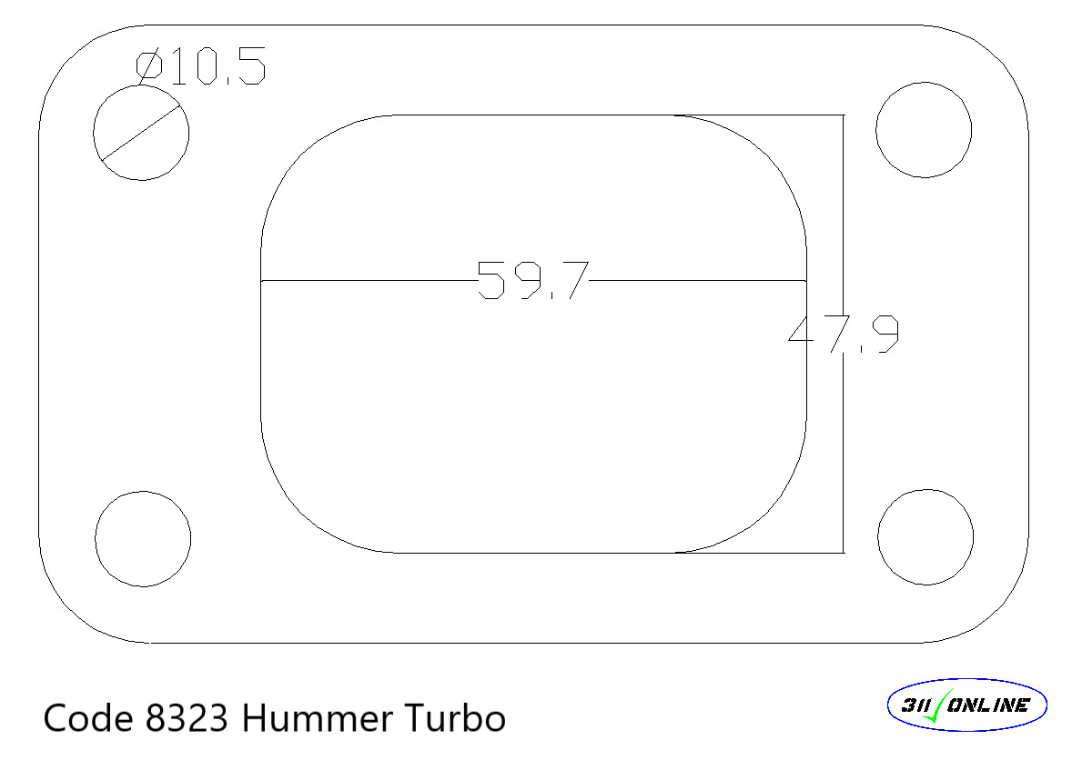 Program 8323 To Suit and Fit Hummer Turbo