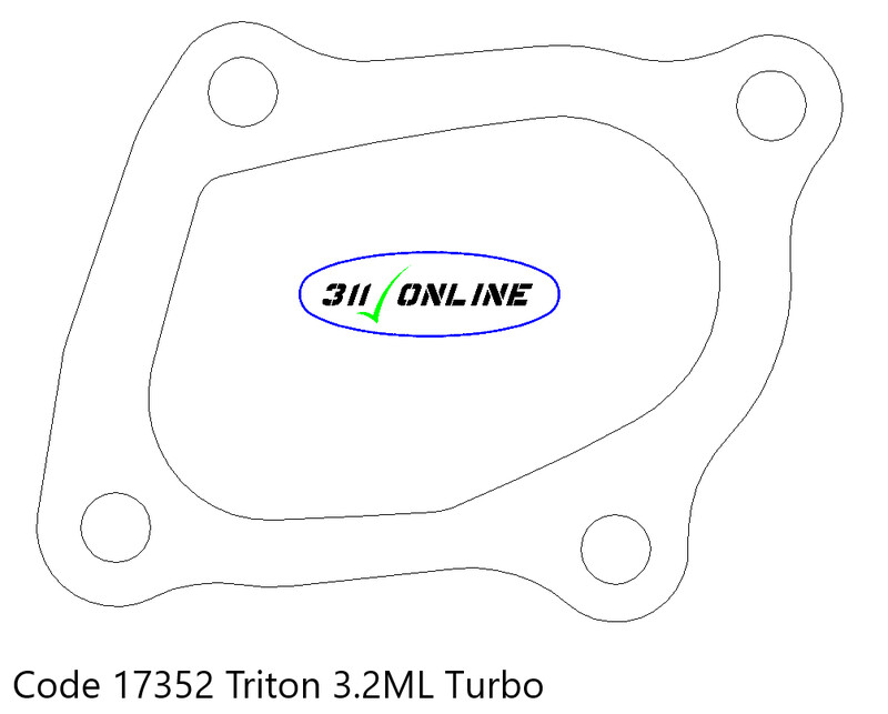 Program 17352 Will Suit and Fit Mitshubishi Triton ML 3.2 Turbo