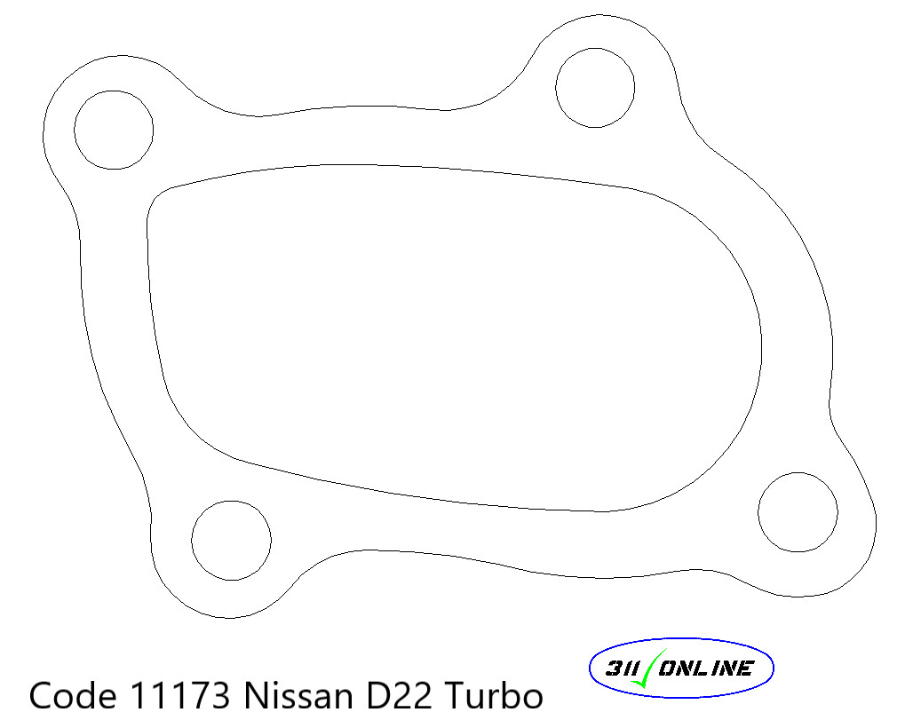 Program 11173 Will Suit and Fit Nissan D22 Series Turbo Outlet