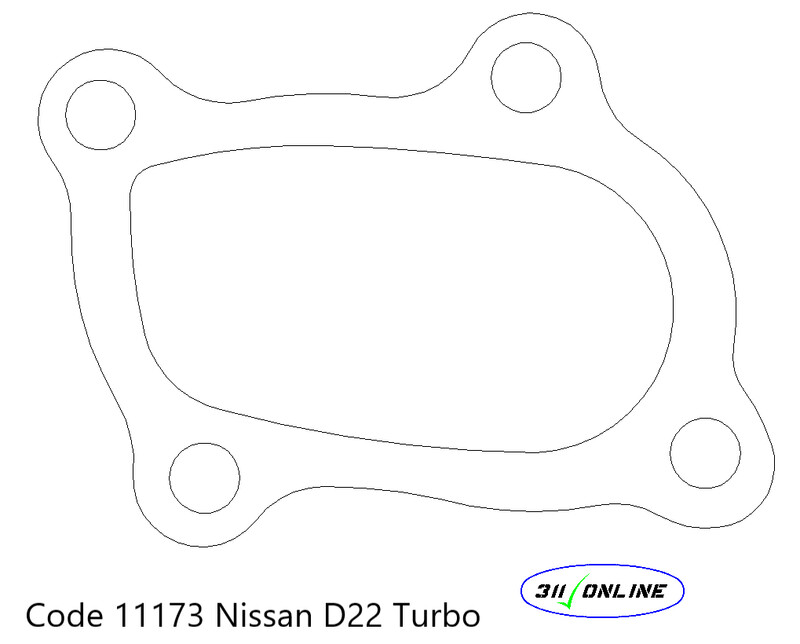 Program 11173 Will Suit and Fit Nissan D22 Series Turbo Outlet