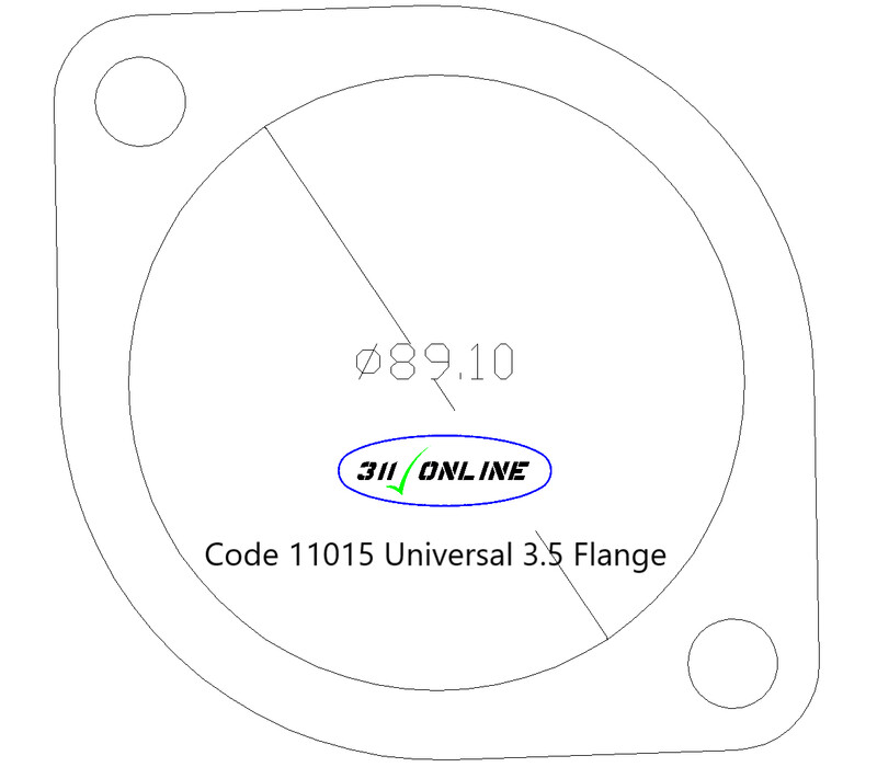 Program 11015 Universal 89.1 (3.5inch) 2 Bolt