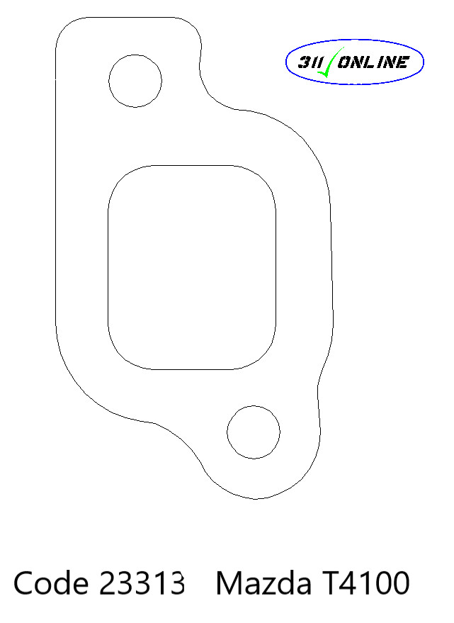 Program 23313 Will Suit and fit Mazda T4100 Flange