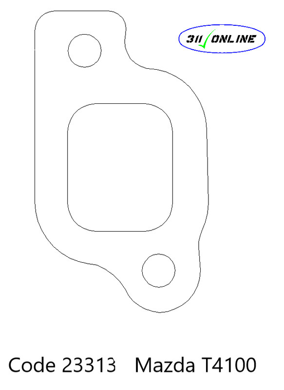 Program 23313 Will Suit and fit Mazda T4100 Flange