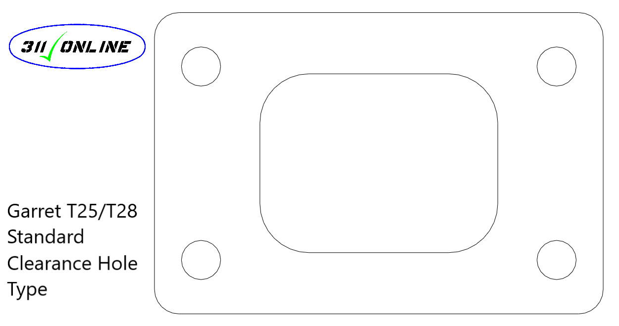 Will Suit and Fit T25 T28 Turbo STD Turbo non tapped