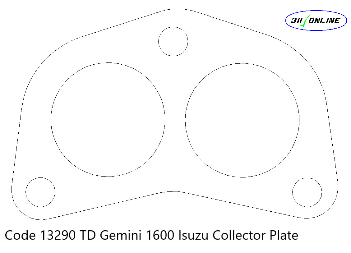Prog 13290 Will Suit and Fit Isuzu Gemini TD (Collector Plate)