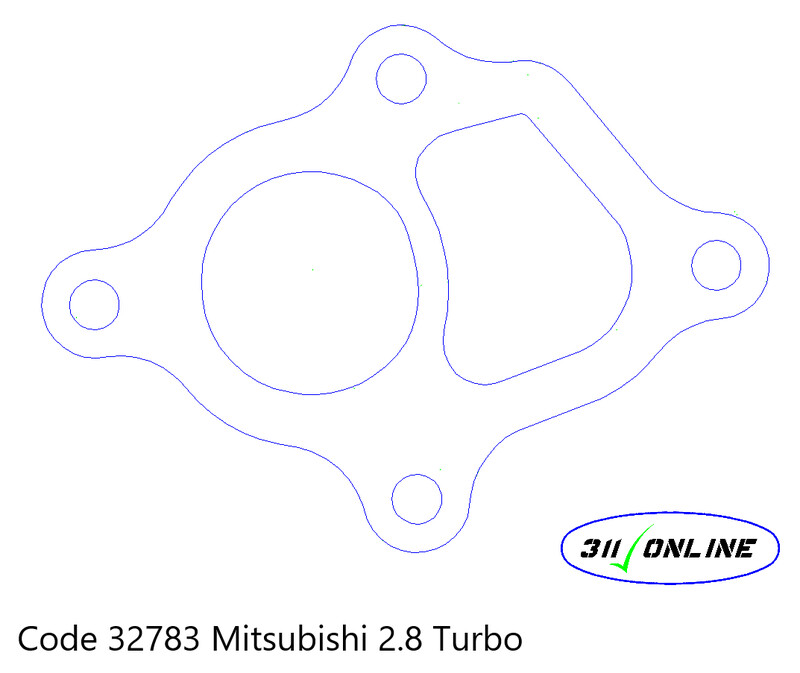 Program 32783 Will Suit and Fit Mitsubishi 2.8L Turbo Outlet