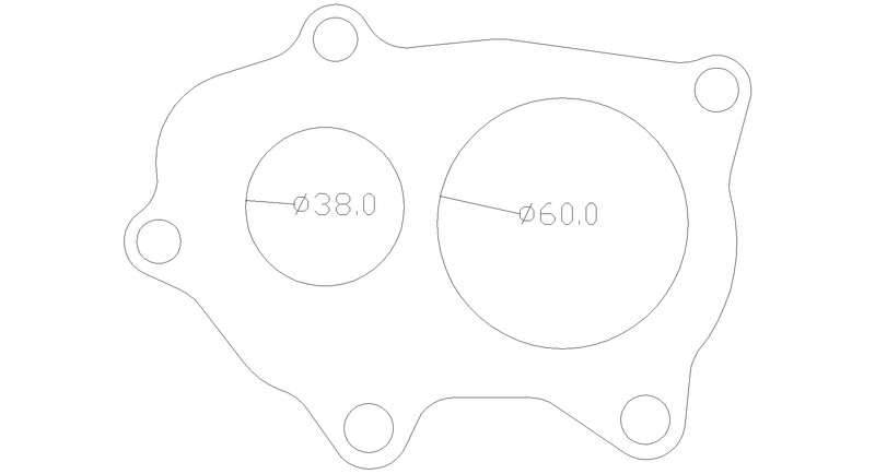 Will Fit and Suit Subaru WRX Turbo 60mm Opening Sep. Wastgate