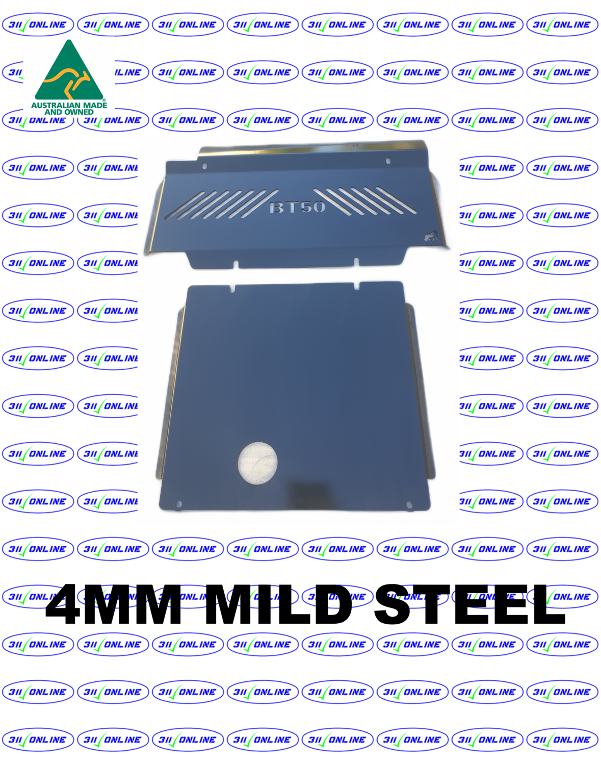 BASH PLATE SET  Will Fit &amp; Suit MAZDA BT50 2021 on with Isuzu Eng