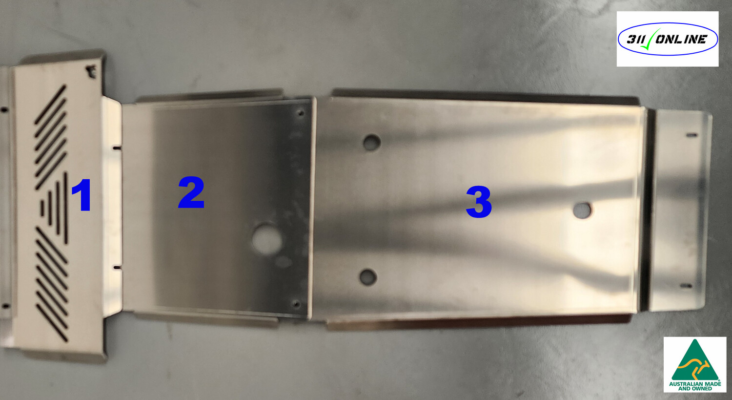 BASH PLATE SET 6mm  Ally to Suit &amp; fit Isuzu Mu-x 2022 onwards