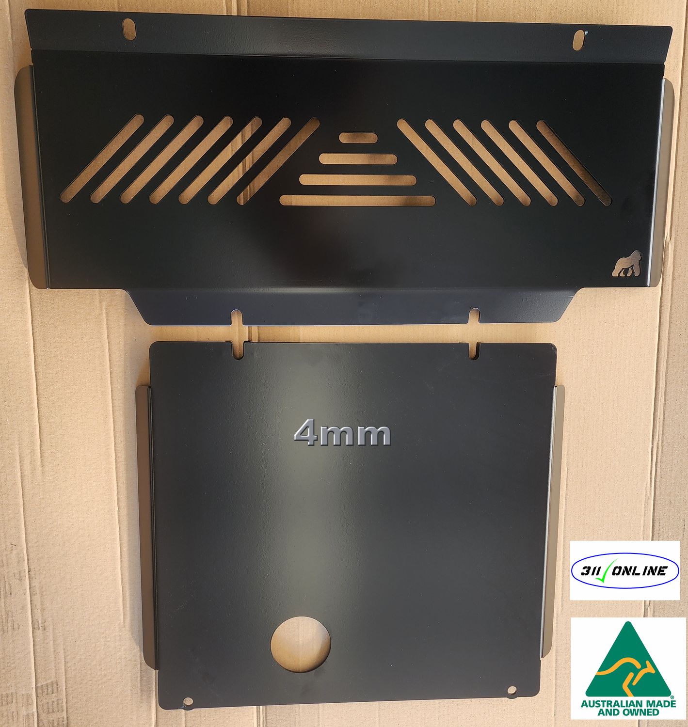 Bash Plate Set 2 Piece set in (Black) will Fit and Suit Isuzu DMax 2021 Onwards