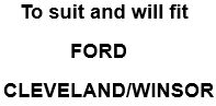 XR to XF Ford Products Clevo/Windsor