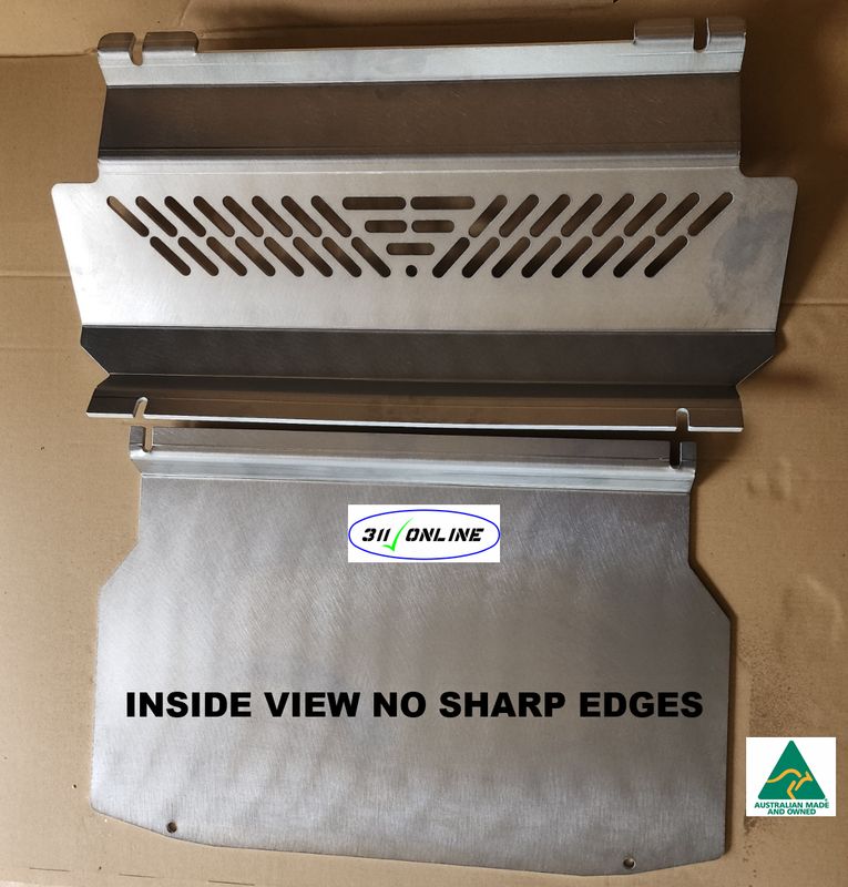 Tough Bash Plate Set Will suit and fit Pajero N Series Gen 2/3 2006/2024 Diesel or Petrol Auto or Manual in 6mm Aluminium