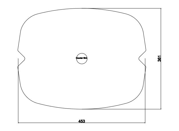 4mm S/S BBQ Plate oil drain &amp; slots will suit &amp; fit a Weber Baby Q1000N &amp; Q1200N