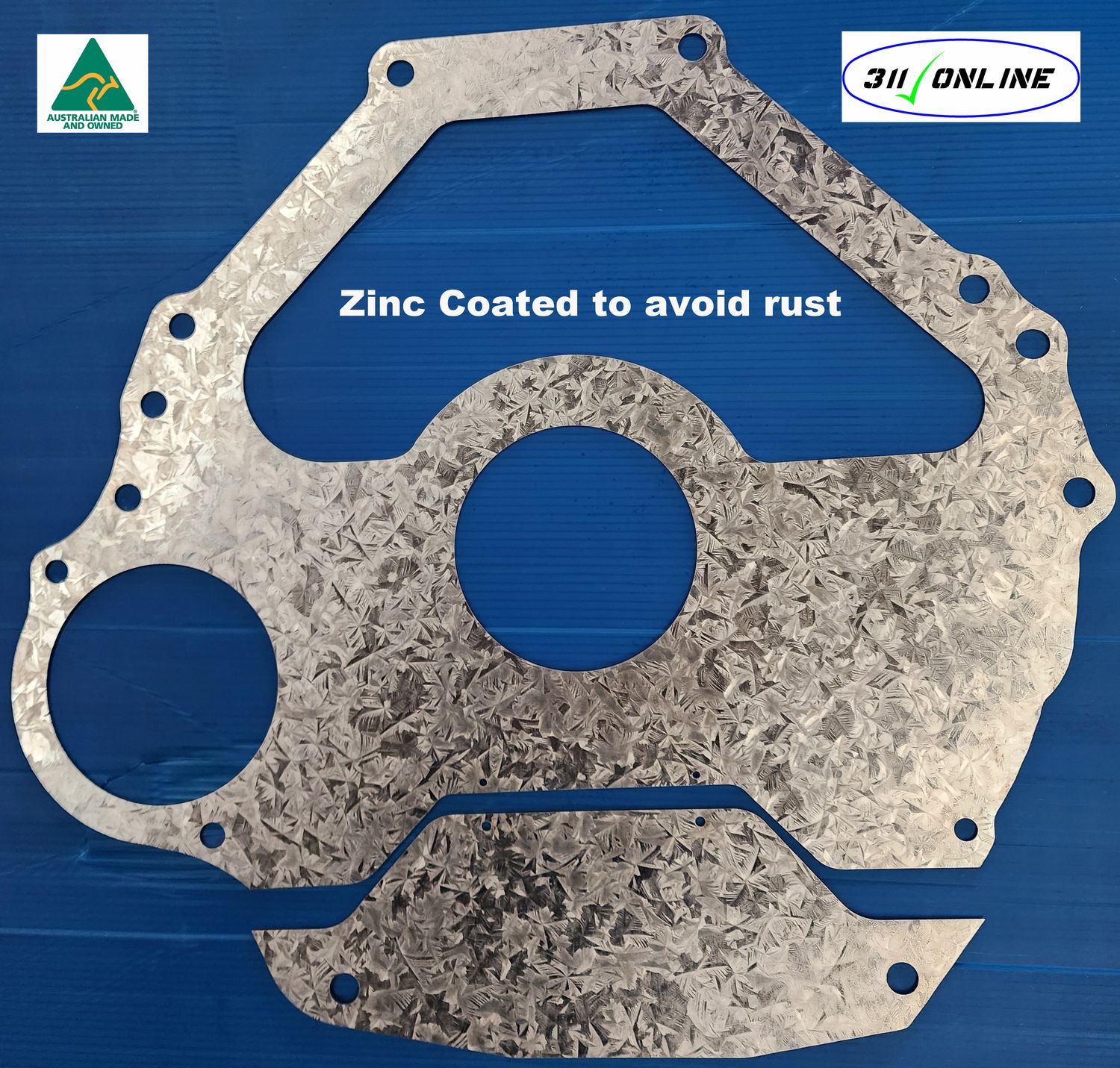 FORD V8 Auto/Manual 351/302 Windsor /Cleveland Sandwich Plate 1.6mm Coated Mat.