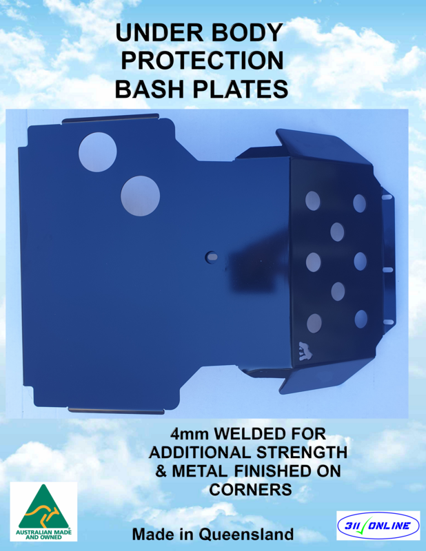 BASH PLATE 4mm Will Fit &amp; Suit NISSAN NAVARA D22 2002-2015