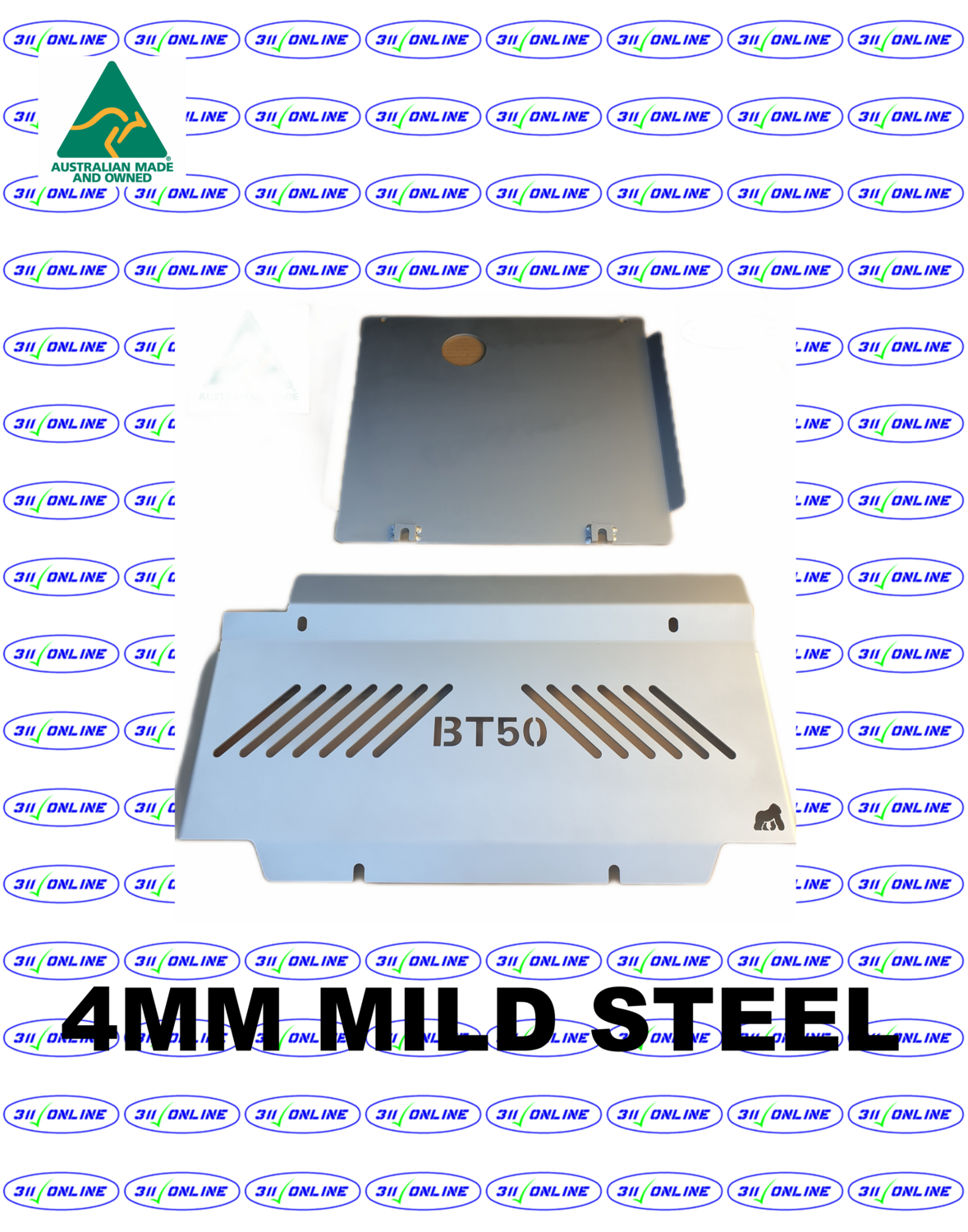 BASH PLATE SET Will Fit &amp; Suit MAZDA BT50 2021 on with Isuzu Eng