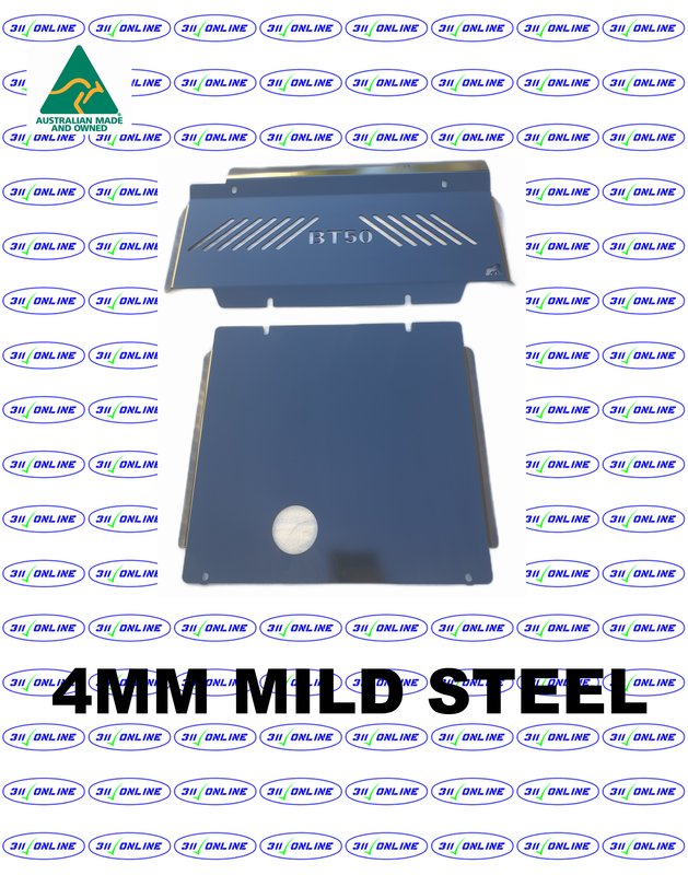 BASH PLATE SET  Will Fit &amp; Suit MAZDA BT50 2021 on with Isuzu Eng