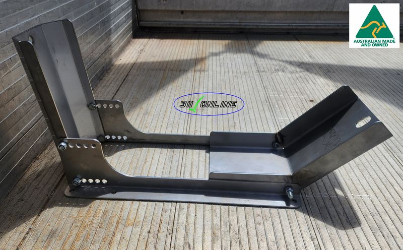 Stainless Steel Motor Bike Stand to suit a Ute or Box Trailer