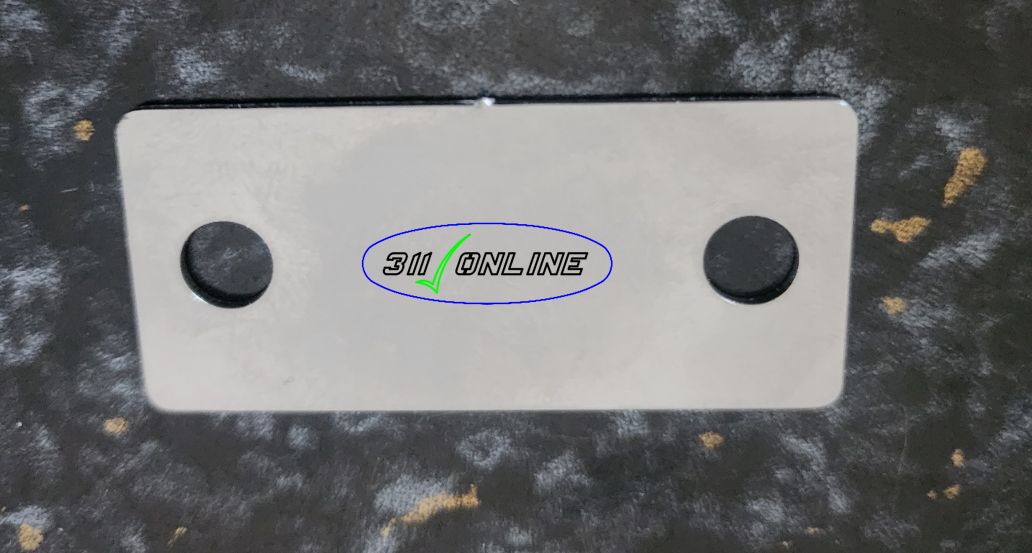 Stainless Steel Spacers to suit 20mm Galvanized Metal Track 3M in length