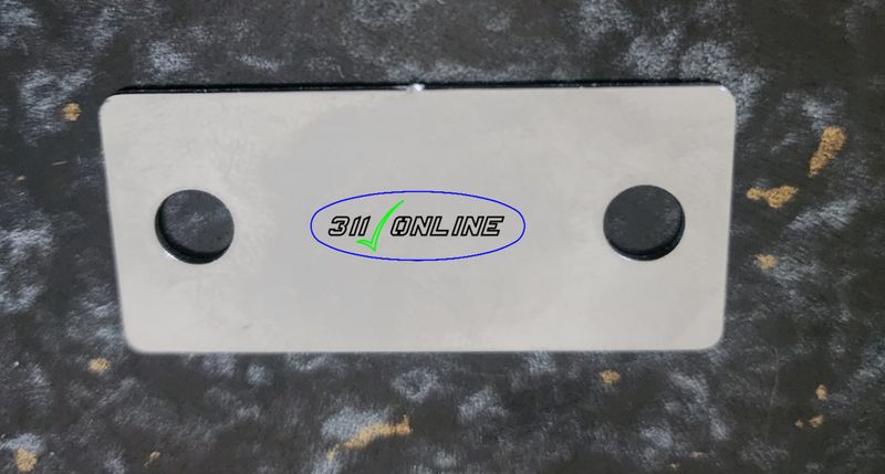 Stainless Steel Spacers to suit 20mm Galvanized Metal Track 3M in length