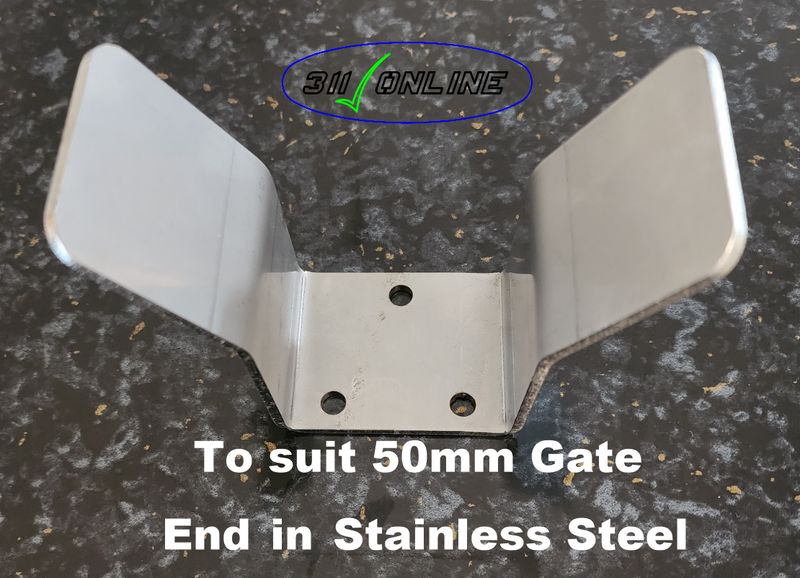 50mm Gate Catch end to suit 50mm RHS Gates