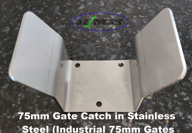 75mm Gate Catcher end to suit 75mm RHS Industrial Gates