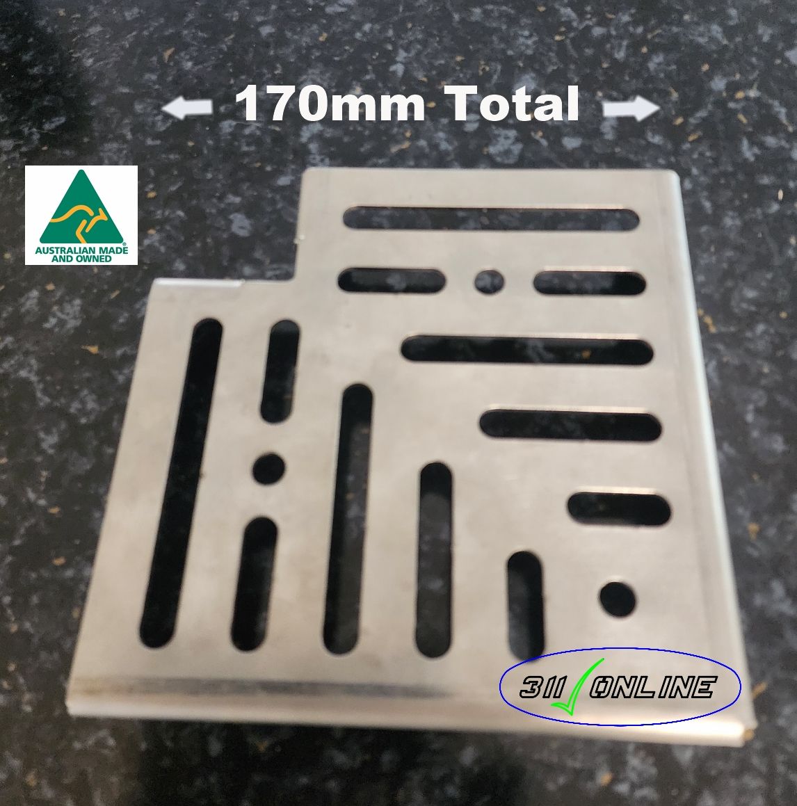 108 Corner 130mm Grate LH or RH