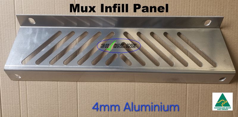 Adaptor to Std Bumper (Bar Infill) Plate 4mm to suit &amp; Fit Mux