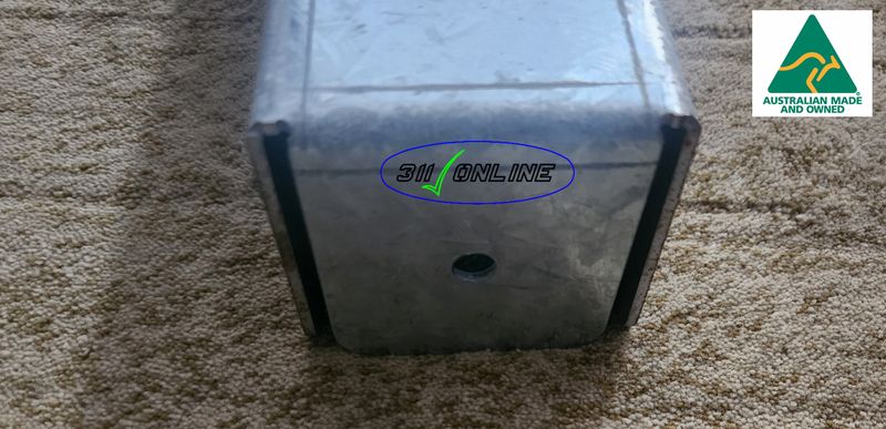 (109) 400mm x 80mm Concrete or Hardwood Retaining Wall Posts with 4 Mounting holes