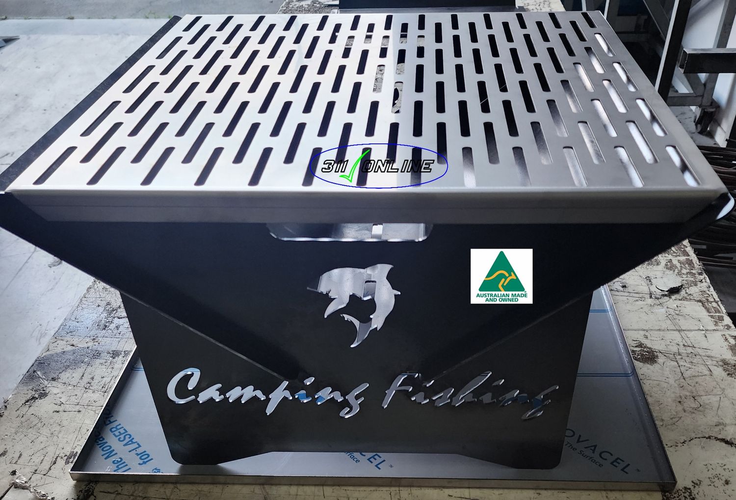 Fishing Camping Top Stainless Steel Grill