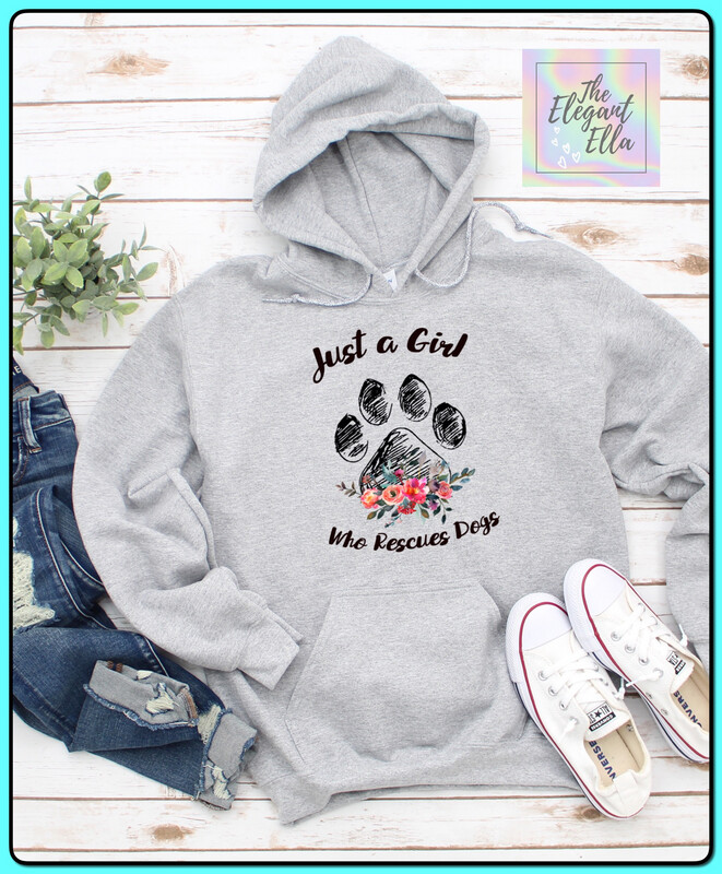 Just A Girl Who Rescues Dogs Sweatshirt 