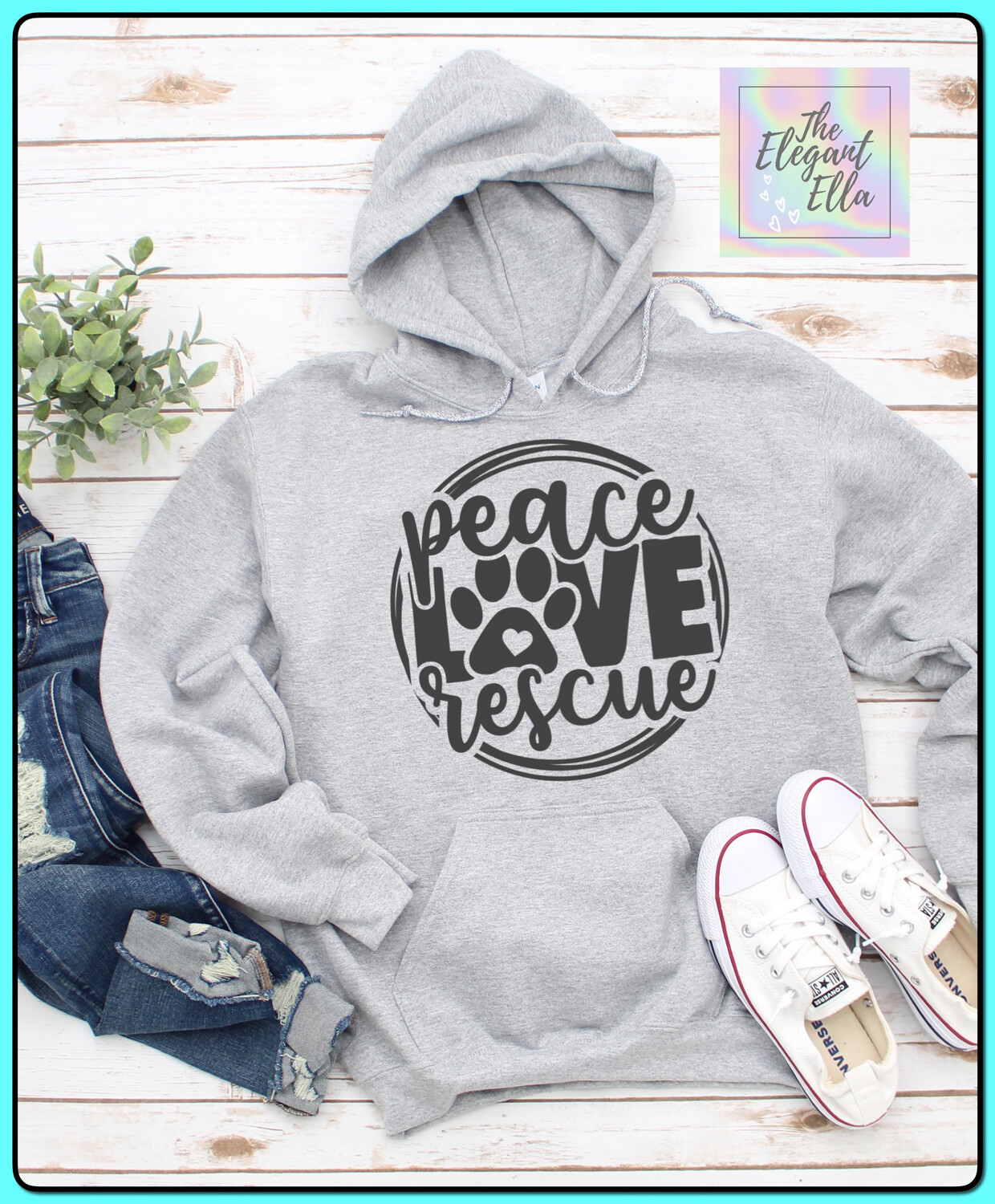 Peace Love Rescue Sweatshirt