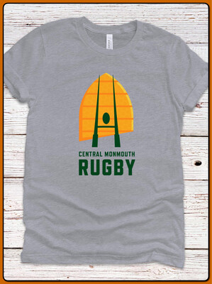 Central Monmouth Rugby Grey T Shirt ADULT & YOUTH