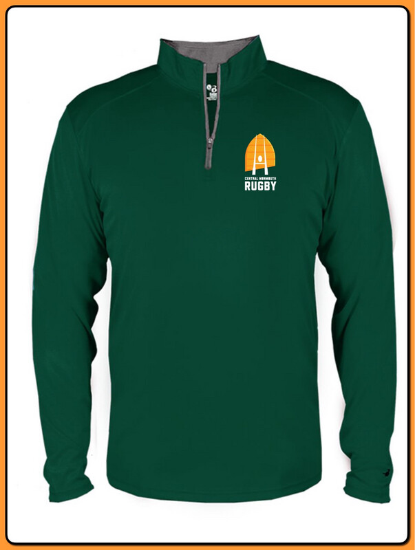 Forest Green Adult Quarter Zip Pullover -Badger