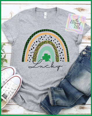  Lucky Boho Rainbow St Patrick’s Day T-Shirt