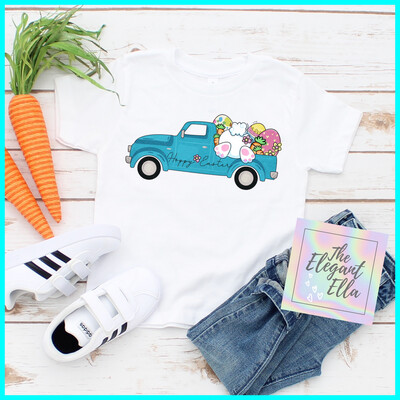 Personalized Easter Truck T-Shirt