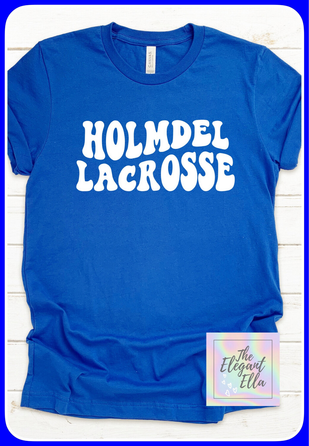 Holmdel Lacrosse- Retro T Shirt 